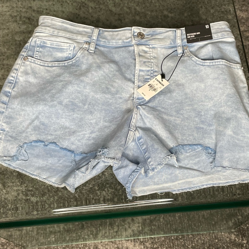 Express Denim Shorts